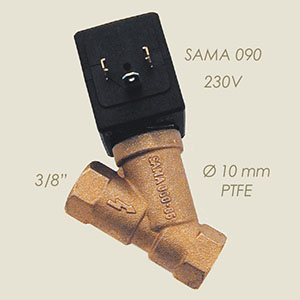 Sama 090 3/8"F F 220 V Ø 10 solenoid valve