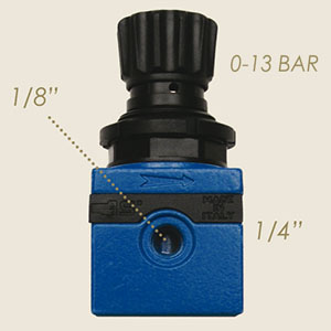 riduttore SR 1/4" massimo 12 bar