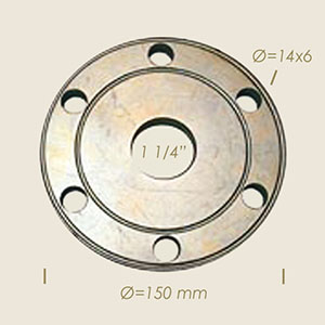 flange for Camptel level regulator