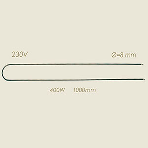 résistance table l=1000 400 W