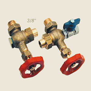 3/8" sight level control tap couple with bleed valve