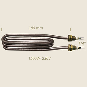 1500 W 1/4" l=180 Casoli heating element