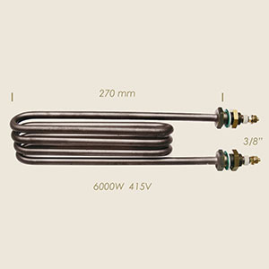 resistencia elemento l=270 6000 W 3/8" 415 V