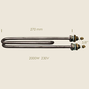 resistencia elemento l=270 2000 W 3/8"