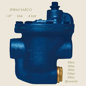 Spirax SA4 1/2" 4 bar inverted bucket condensate trap