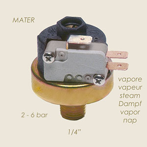 Mater automatic pressure switch 2 to 6 bar