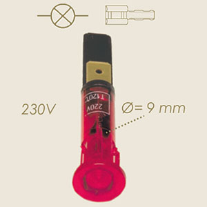 voyant mini rouge 220 V