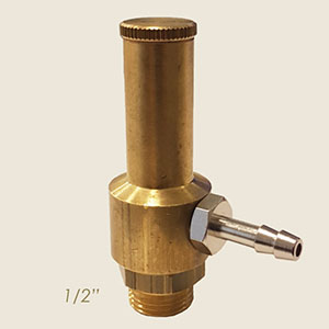 exhaust to pipe safety valve with hose holder 1/2"