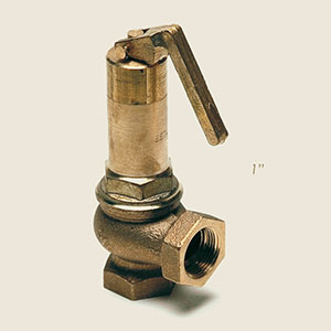 1"F safety valve exhaust lever