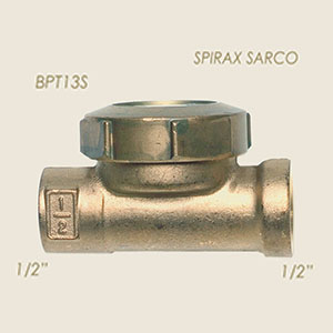 Spirax BPT13S 1/2" straight thermostatic condensate trap
