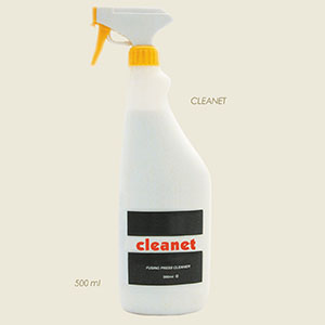 liquido para quitar residuos sobre el fluorglas Cleanet 500 ml