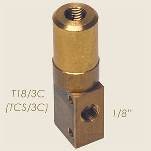 vanne 3 rues 1/8" (TCS/3C) T18/3C