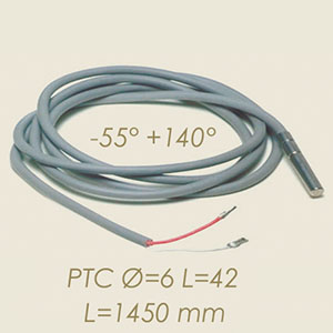 sonde PTC l=1450 -55° à +140° avec bulbe l=42