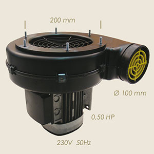 aspiratore completo tavolo HP 0,5 Ø 200 220/1/50
