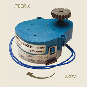 Fiber mini motor reducer for K21 20 minutes 220 V