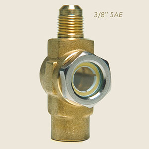 indicateur humidité gaz réfrigérant 3/8"M 3/8"F