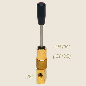 valvola leva 3 vie 1/8" (ICF/3C) ILFL/M3C