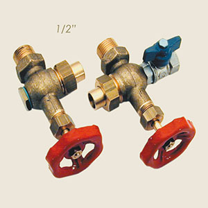 1/2" sight level control tap couple with bleed valve