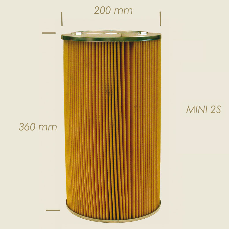 cartucho mini 2 S filtrante absorbente (silicatos)