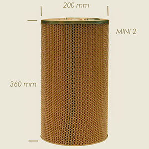 klein 2 Netz Filter- Saugeinsatz (Kohle und Silikate)