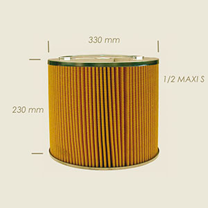 cartuccia media S filtrante assorbente (silicati)