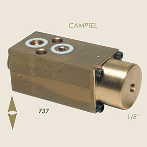 válvula vapor inferior neumàtica prensa Camptel