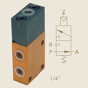 válvula 1/4" SA 2/MF