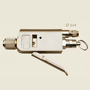 pistolet pour savons avec buse en acier inoxydable