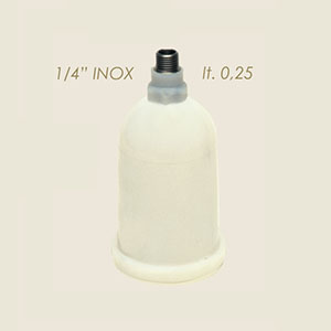chemical products polyethylene tank with cover L=0,25