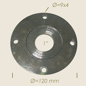 flange for level control 4 holes Ø 120
