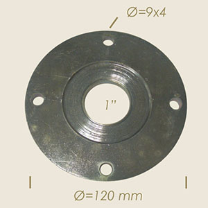 arandela para control de nivel 4 agujeros Ø 120