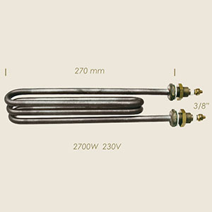 resistencia elemento l=270 2700 W 3/8"