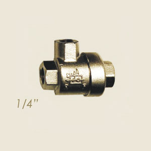 Válvula bidireccional Viton 1/4"