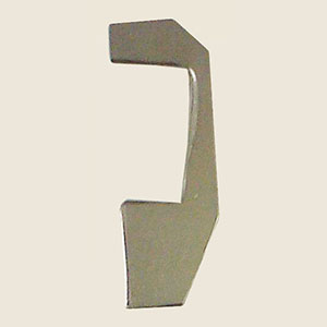 chromed door prong depth 30mm H=82mm