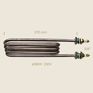 resistencia elemento l=270 4500 W 3/8"