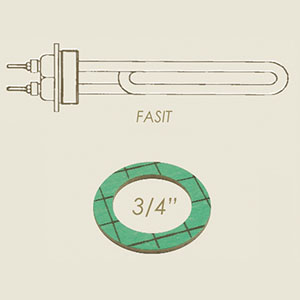 Dichtung für 3/4" Heizelement