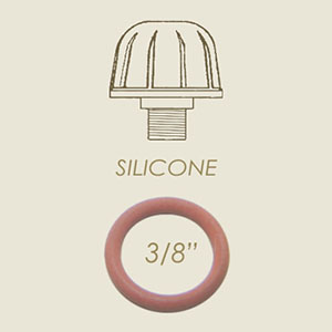 guarnizione OR silicone tappo 3/8"M