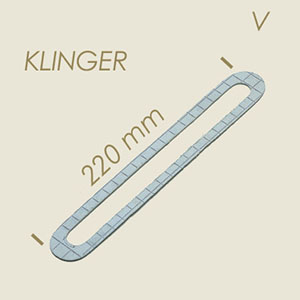 guarnizione Klinger l=220 type V