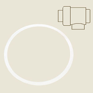 anello nylon 51/4605 N per valvola ottone scarico rapido aria
