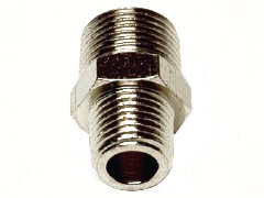 niples conico 1/8"M 1/4"M