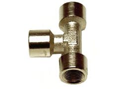 tuberìa en T 1/4"F