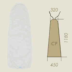 funda modelo CP ecru NOMEX A=320 B=1180 C=450