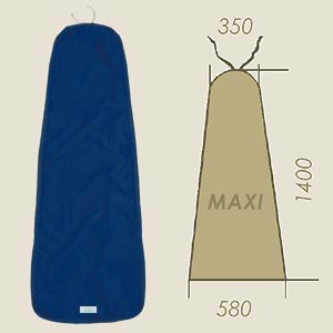 housse modèle MAXI bleu DEK A=350 B=1400 C=580