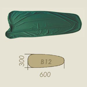 funda B12 verde oscuro STRETCH A=600 B=300