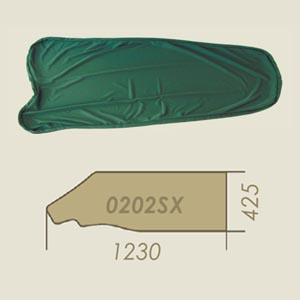 cover O202SX dark green STRETCH A=425 B=1230