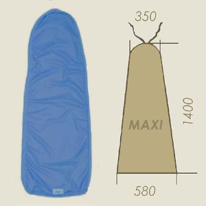 foderina modello MAXI blu cobalto DEK A=350 B=1400 C=580
