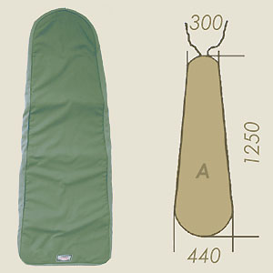 Prontotop Italia modèle A vert AL A=300 B=1250 C=440