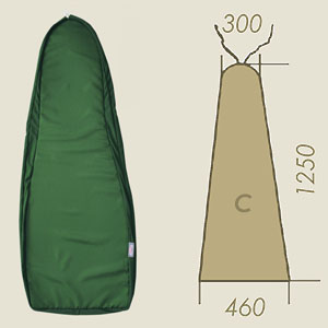 Prontotop Drypad modèle C vert HR3 A=300 B=1250 C=460