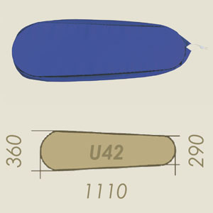 Prontotop inférieur GOLD U42 bleu DEK