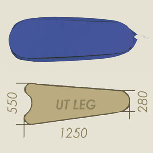 GOLD Prontotop lower UT LEG blue DEK